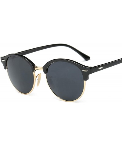 Oversized Hot Sunglasses Women Popular Er Retro Men Summer Style Sun Glasses - C6brown - C9198AHZW4E $32.43