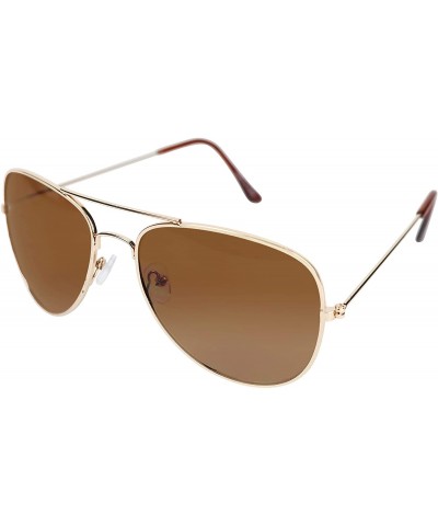 Round Aviator Sunglasses Colored Tinted Lens Glasses Metal UV400 Protection - C8199C4ZKOT $21.38
