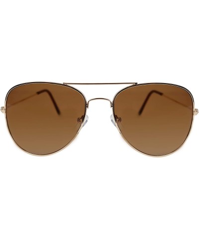 Round Aviator Sunglasses Colored Tinted Lens Glasses Metal UV400 Protection - C8199C4ZKOT $10.69
