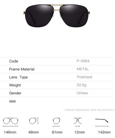 Aviator Sunglasses Men's sunglasses Driver's glasses Driving glasses Polarizing Sunglasses - B - C518Q9EN5G5 $33.43