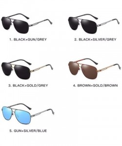 Aviator Sunglasses Men's sunglasses Driver's glasses Driving glasses Polarizing Sunglasses - B - C518Q9EN5G5 $33.43