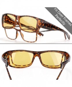 Oversized Fit Over Glasses Sunglasses with Polarized Lens for Women Men- Small Size - CA18A4MK5T3 $16.93