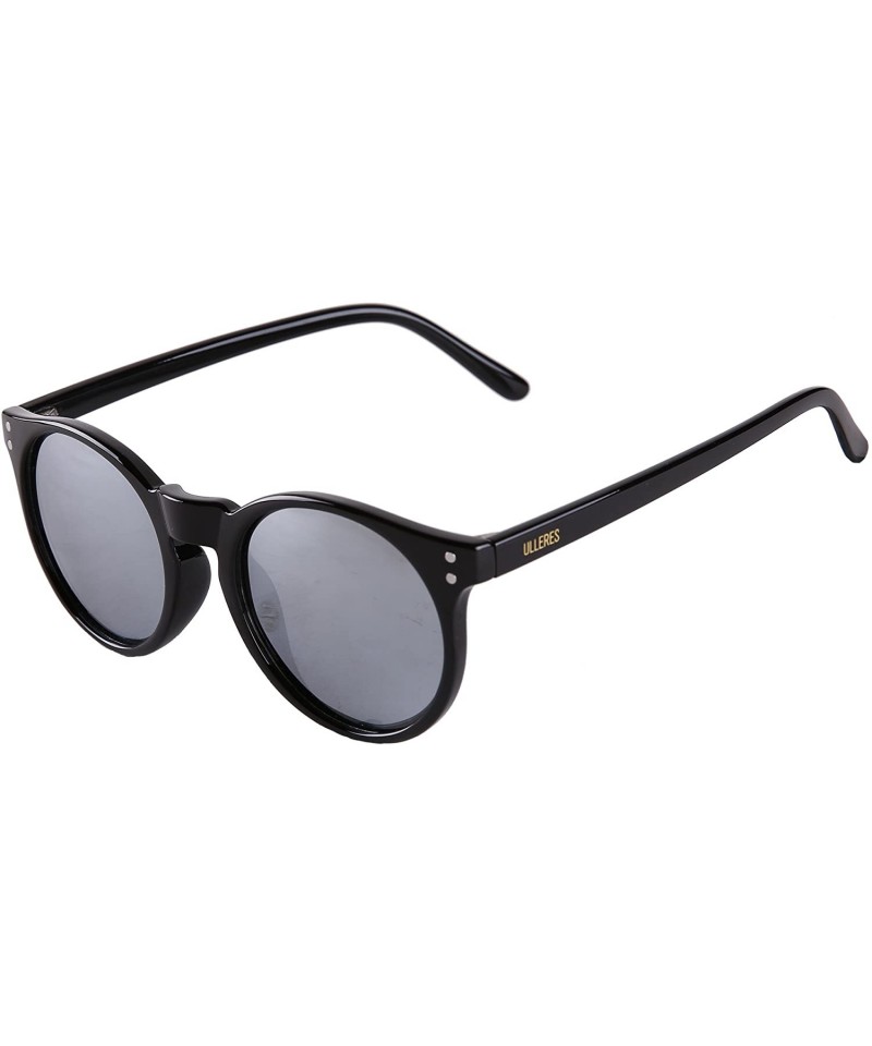 Sport Sunglasses Women Man's Polarized Driving Retro Fashion Mirrored Lens UV Protection Sunglasses - Black - CS18560NZTR $16.87