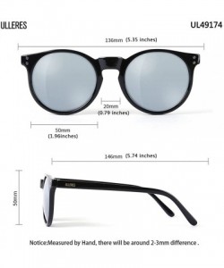 Sport Sunglasses Women Man's Polarized Driving Retro Fashion Mirrored Lens UV Protection Sunglasses - Black - CS18560NZTR $16.87