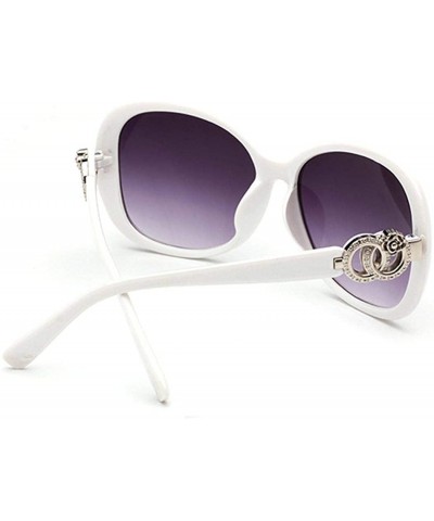 Goggle Fashion UV Protection Glasses Travel Goggles Outdoor Sunglasses Sunglasses - White - CI18S8U5S5G $9.10