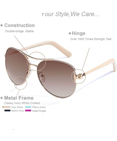 Goggle Luxury Vintage Sunglasses Women Glasses Ultralight Driving Pilot Polarized Men Gold Frame UV400 Eyewear - C0199C666N4 ...