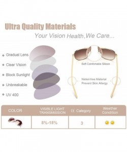 Goggle Luxury Vintage Sunglasses Women Glasses Ultralight Driving Pilot Polarized Men Gold Frame UV400 Eyewear - C0199C666N4 ...