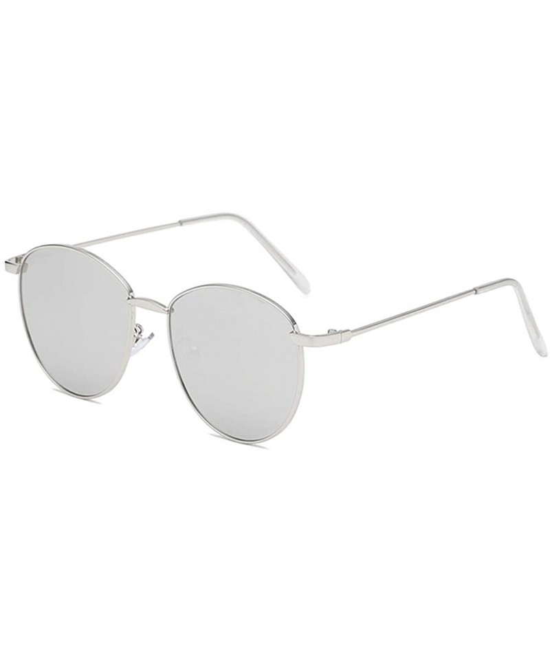 Rimless Frame Semi Rimless Sunglasses Women Men Retro Sun Glasses (Style F) - CW196ICKS4S $11.94