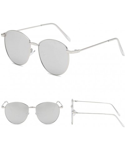 Rimless Frame Semi Rimless Sunglasses Women Men Retro Sun Glasses (Style F) - CW196ICKS4S $11.94