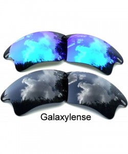 Oversized Replacement Lenses Fast Jacket XL Blue Color Polarized - Black&blue - C81261HCWFD $14.24