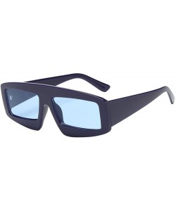 Rectangular Sunglasses for Women Rectangular Glasses Retro Sunglasses Eyewear Plastic Sunglasses Party Favors - F - CW18R2X7Z...