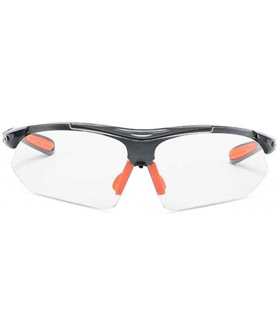 Oversized Unisex Cycling Glasses Windproof Sand Sunglasses Outdoor Protective Glasses - White - CP190G6QK39 $16.97