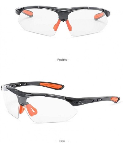 Oversized Unisex Cycling Glasses Windproof Sand Sunglasses Outdoor Protective Glasses - White - CP190G6QK39 $16.97