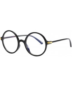 Sport Round Sunglasses Blue Light Blocking Glasses Square Nerd Eyeglasses Frame Anti Blue Ray Glasses - Black - CO18UMD39A0 $...