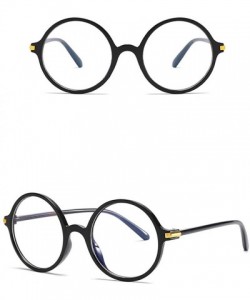Sport Round Sunglasses Blue Light Blocking Glasses Square Nerd Eyeglasses Frame Anti Blue Ray Glasses - Black - CO18UMD39A0 $...