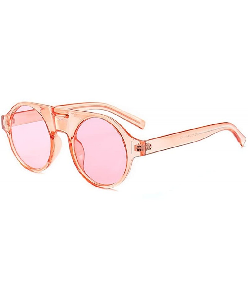 Goggle Fashion Sunglasses Fashion Street Snap Sunglasses Female Personality Polychromatic Toad Mirror - CG18TMRM6NT $7.30