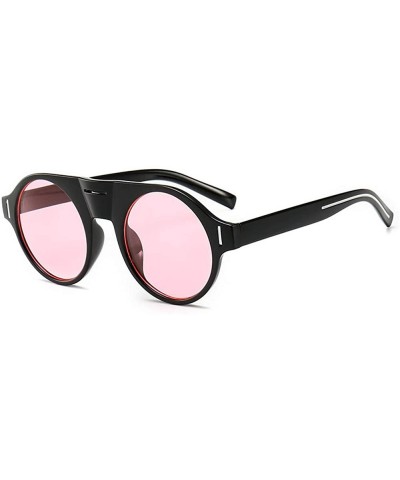 Goggle Fashion Sunglasses Fashion Street Snap Sunglasses Female Personality Polychromatic Toad Mirror - CG18TMRM6NT $7.30