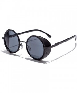 Goggle Nasir Steampunk Goggle Sunglasses - Black Black - CQ196YM8579 $43.58