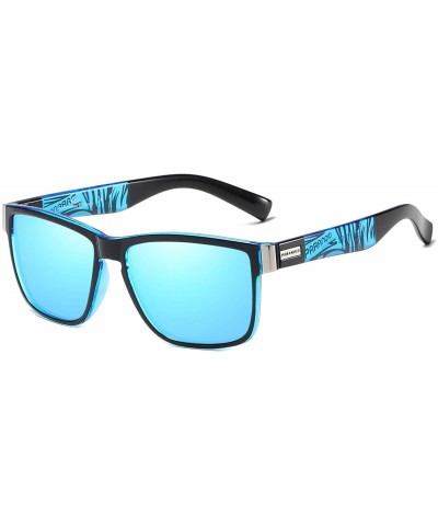 Sport Retro Polarized Sunglasses for Men and Women Classic Vintage Square Sun Glasses UV400 Protection - CY194K6K8E4 $31.07