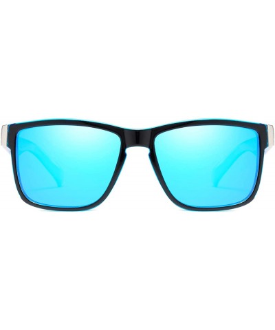 Sport Retro Polarized Sunglasses for Men and Women Classic Vintage Square Sun Glasses UV400 Protection - CY194K6K8E4 $13.64