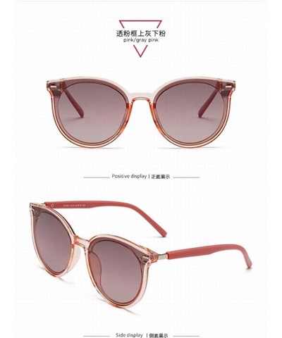 Goggle Fashion Models Nailed Polarized Sunglasses Trends Big Box Sunglasses Female Personality - Style 4 - CO18U0G75T9 $14.03