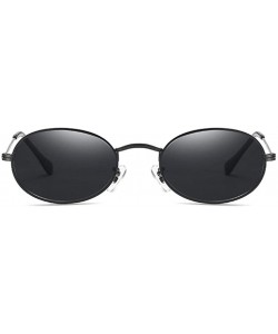 Round Women Round Sunglasses Retro Sun Glasses For Girls Female Oval Sunglass Mirror - Gold Pink - CV19992QG86 $10.33