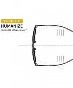 Square Square Shade Glasses-Polarized Sunglasses For Men Women-UNBREAKABLE Frame - B - C91905Z88IK $32.89