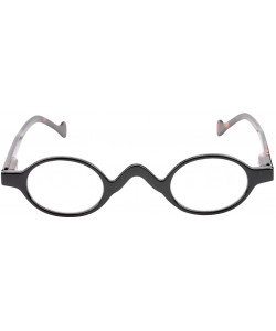 Oval 3 Pairs Cute Small Round Plastic Spring Heeled Magnifying Reading Glasses - 5 Pairs Value Pack in Leopard - CX18ZYW5IGH ...