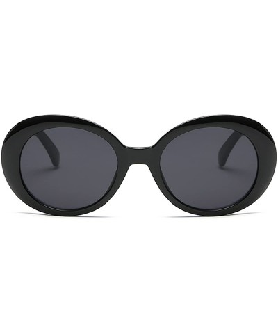 Oval Creative extraterrestrial Sunglasses/new sunglasses for men and women - Black - CS18DIHH90X $11.08