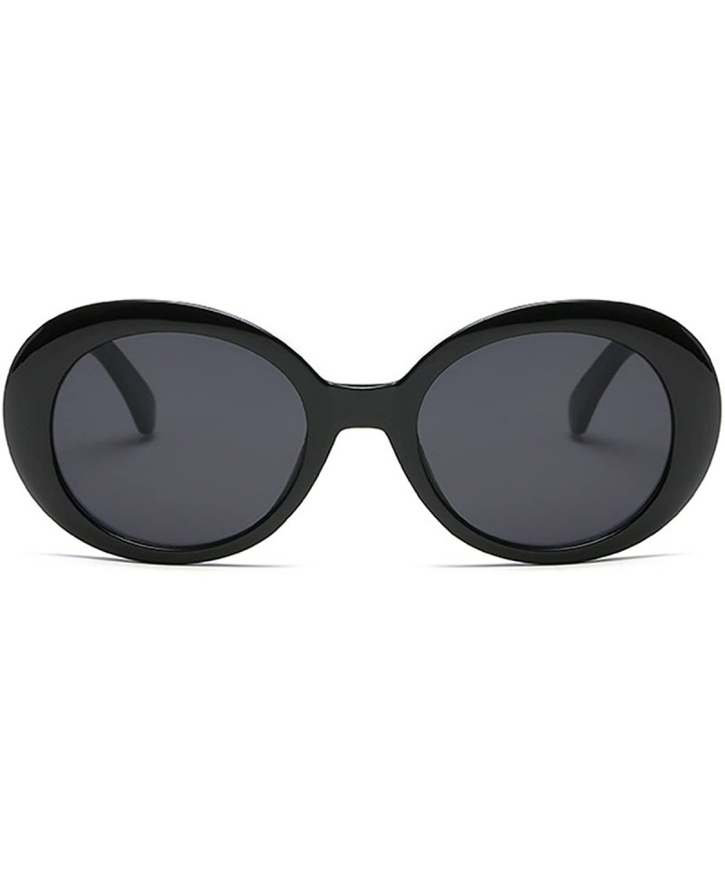 Oval Creative extraterrestrial Sunglasses/new sunglasses for men and women - Black - CS18DIHH90X $11.08