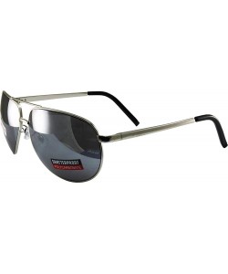 Aviator Aviator A Sunglasses Silver Frames with Flash Mirror Lens - CF12N420AR6 $19.55