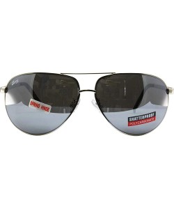 Aviator Aviator A Sunglasses Silver Frames with Flash Mirror Lens - CF12N420AR6 $19.55