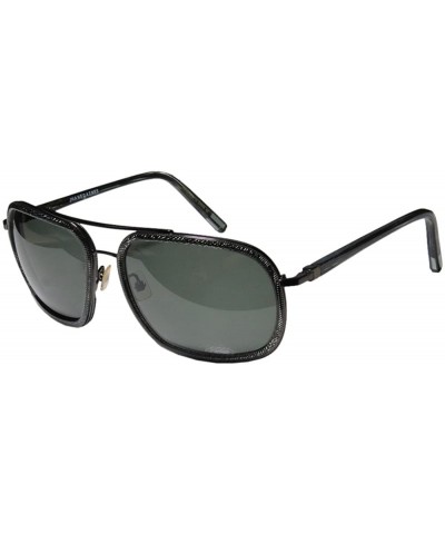 Rectangular 928 Mens/Womens Designer Full-rim 100% UVA & UVB Lenses Spring Hinges Sunglasses/Eyewear - Gunmetal - CO11BQX4XXR...