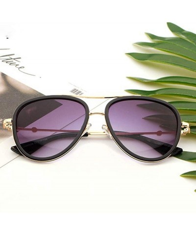 Oval Oversized Oval Men Women Sunglasses Goggles Brand Designer Eyewear Accessories Big Frame - C5 With Box - C018W8G5H62 $20.11