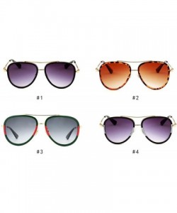 Oval Oversized Oval Men Women Sunglasses Goggles Brand Designer Eyewear Accessories Big Frame - C5 With Box - C018W8G5H62 $20.11