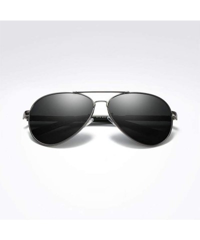 Round Sunglasses Polarized Lens Wellington Sunglasses Pouch & Cross Set Unisex Sunglasses MDYHJDHHX - Silver - CH18X5KUODI $2...