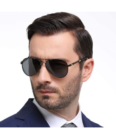 Round Sunglasses Polarized Lens Wellington Sunglasses Pouch & Cross Set Unisex Sunglasses MDYHJDHHX - Silver - CH18X5KUODI $2...