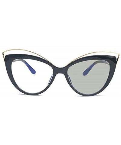 Cat Eye Sunglasses Finished Eyeglasses Photochromic glasses - C818LH50AO8 $24.93