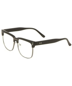 Aviator Retro Aviator Sunglasses For Men Women Vintage Square Non-prescription Glasses Frame Clear Lens Eyeglasses - CU1987GN...