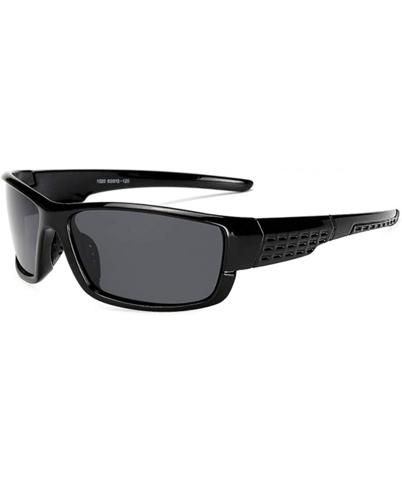 Oversized Polarised Sunglasses Protection Cycling Running - Color 2 - C018TQTU4KD $9.87