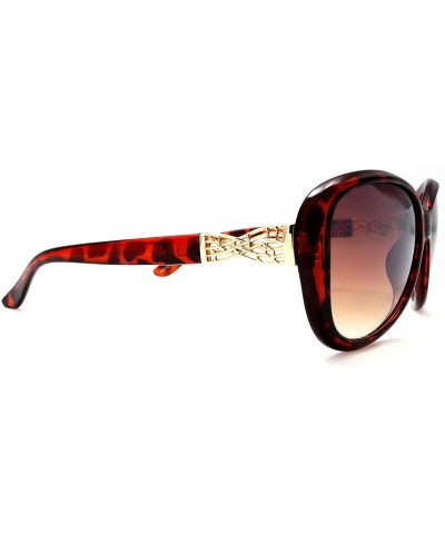 Butterfly Women's Fashion Classic Butterfly Sunglasses - Jackie O Do The Mambo - Tortoise Shell - CM11XVRSG11 $10.79