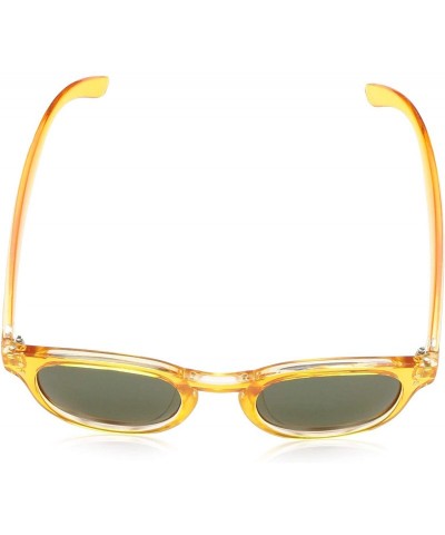 Round Moe Round Sunglasses - Yellow - CW18NCK7UUE $16.47