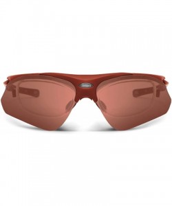 Sport Delta Red Golf Sunglasses with ZEISS P5020 Red Tri-flection Lenses - CM18KN5X3IX $13.51