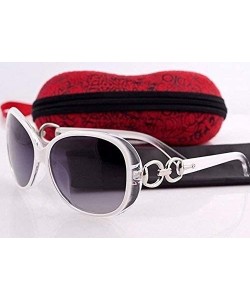Sport Fashion Lady Sunglasses Driving Glasses Large Frame Polarized Sunglasses - 10 - CJ18SNW3X5I $24.16