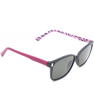 Square Rectangle Sunglasses for Womens Exquisite Arms - Black - CI182G9EODX $8.18