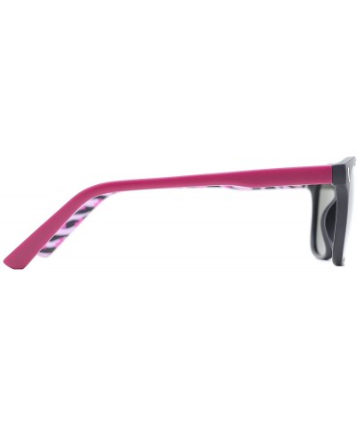 Square Rectangle Sunglasses for Womens Exquisite Arms - Black - CI182G9EODX $8.18