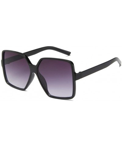 Oversized Vintage Sunglasses Oversized Glasses Gradient - C6 - C6197ZI2053 $20.19