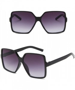 Oversized Vintage Sunglasses Oversized Glasses Gradient - C6 - C6197ZI2053 $10.23