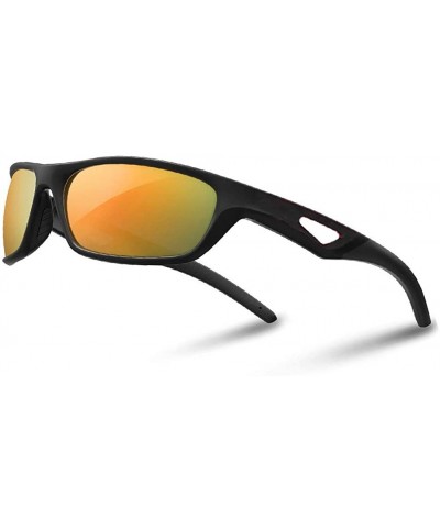 Rimless Polarized Sports Sunglasses Baseball Glasses Shades for Men TR90 durable Frame for Driving Running Fishing 82021 - CK...