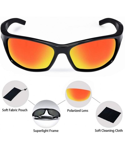 Polarized Sports Sunglasses Baseball Glasses Shades for Men TR90 ...